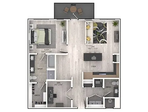 Floor plan A6D