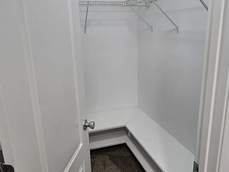 Large upstairs bedroom closet
