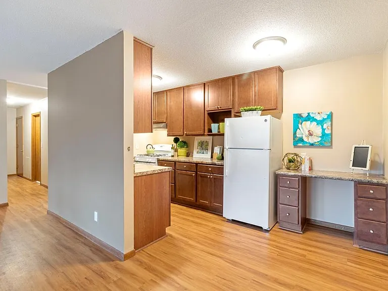 Kitchen with LVP flooring