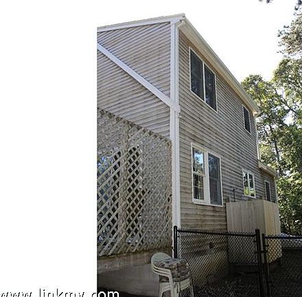 Rear view of house