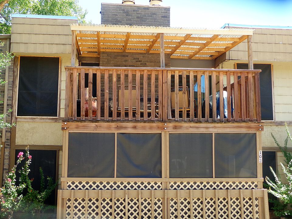 Condo with extended balcony