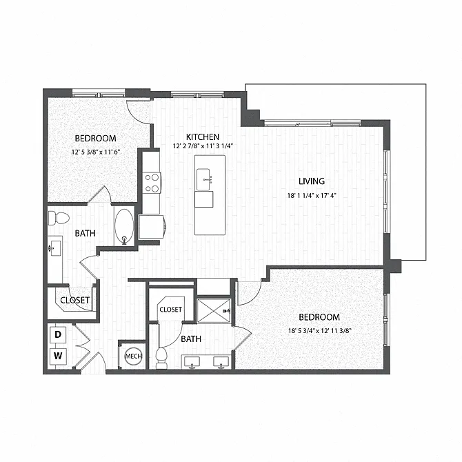 Floor plan B7