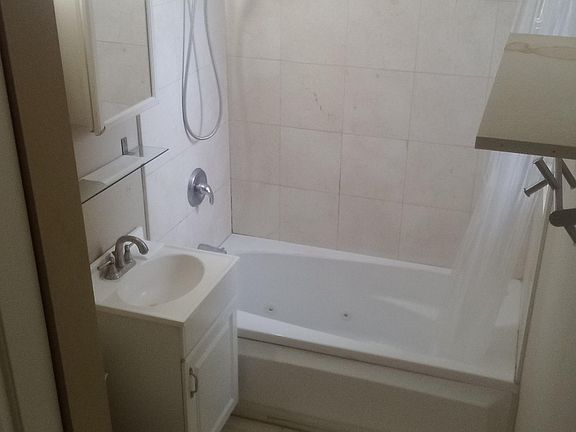 Bathroom with plenty of shelving