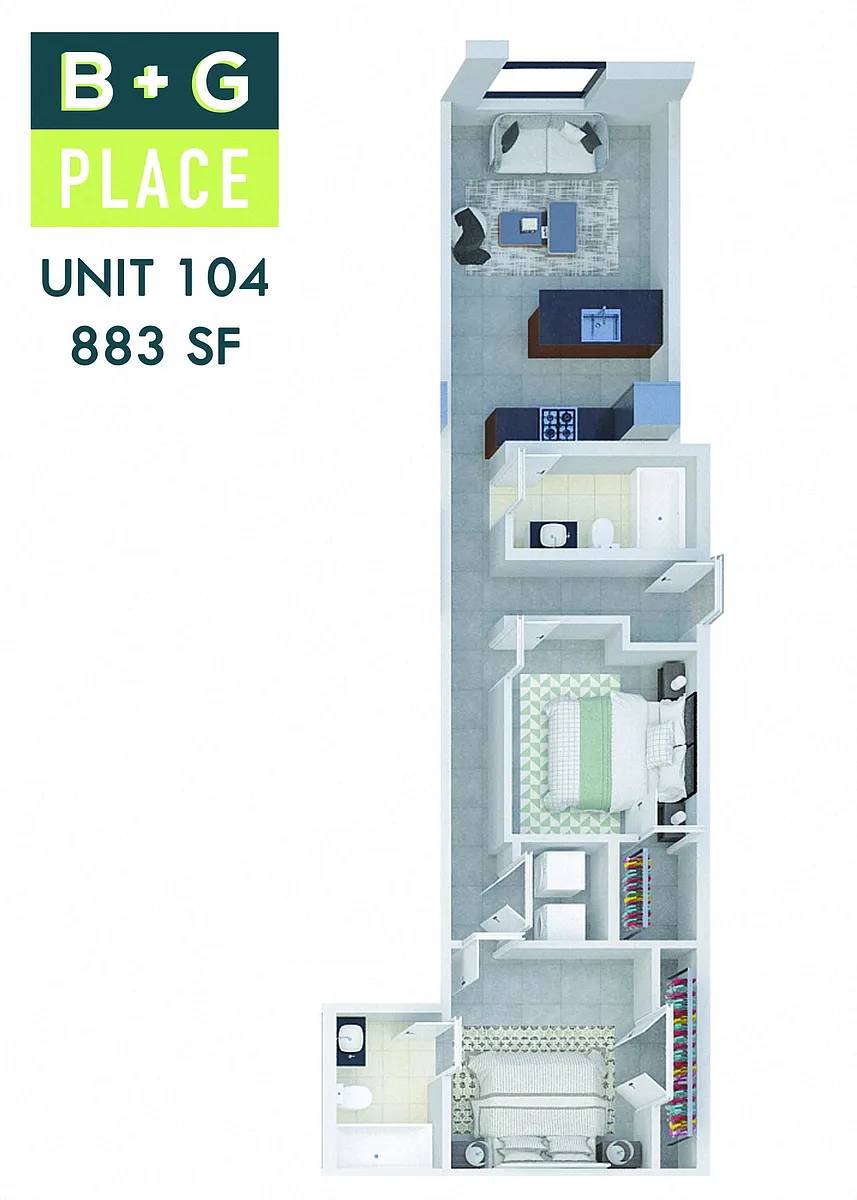 Floor plan 104