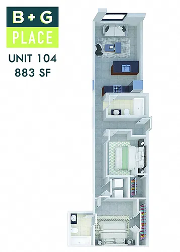 Floor plan 104