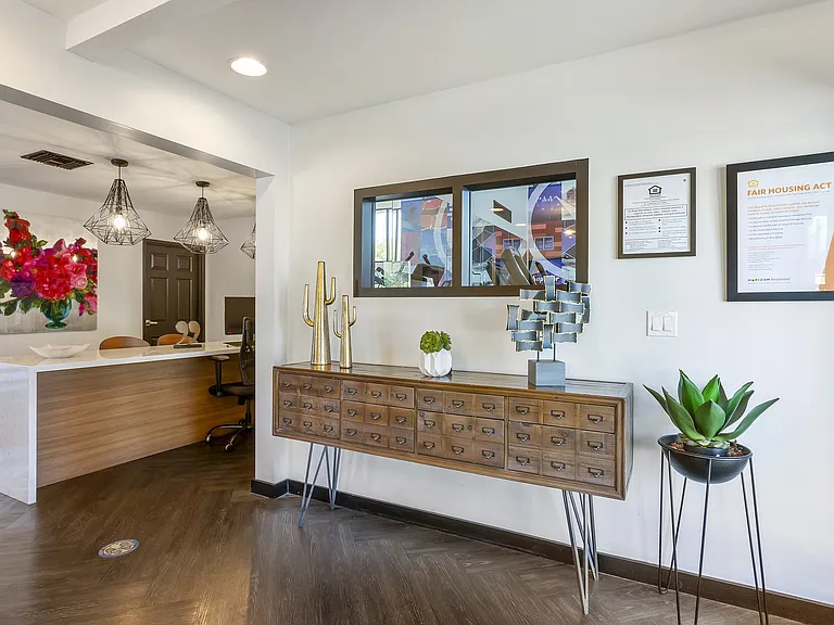 Leasing Office Interior
