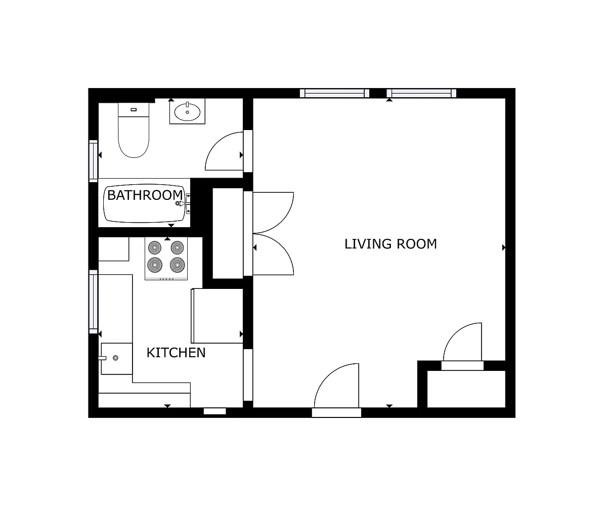 Floor plan Studio