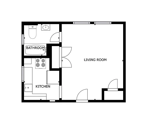 Floor plan Studio