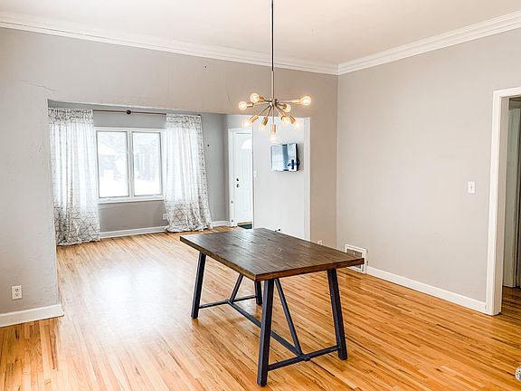 Dining room + living room