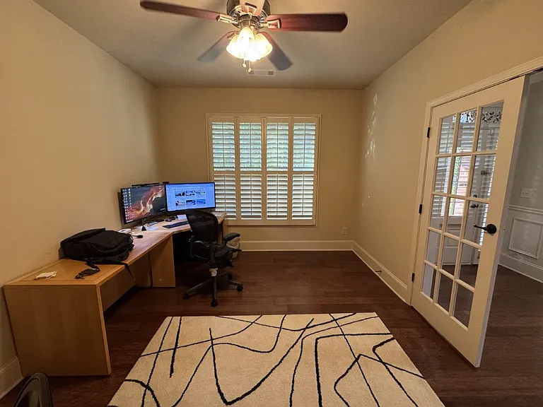 Office looking toward to the window