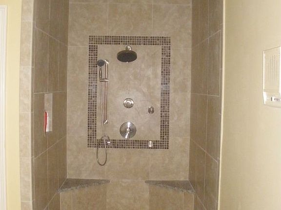view of the shower