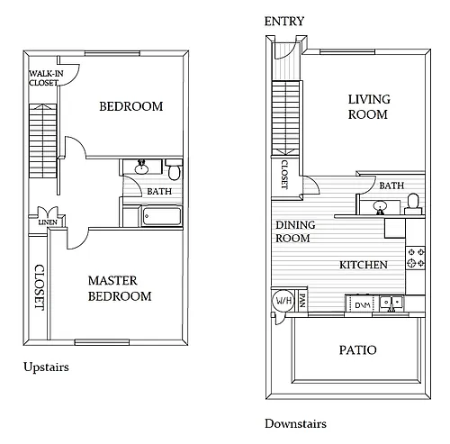 Floor plan 2 Bedroom
