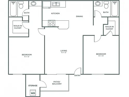 Floor plan Rio Grande Sophisticated
