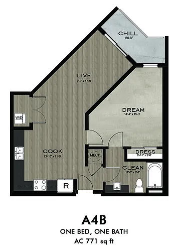Floor plan A4B