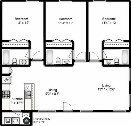 2nd image of 1904 Tabor Village Dr #B