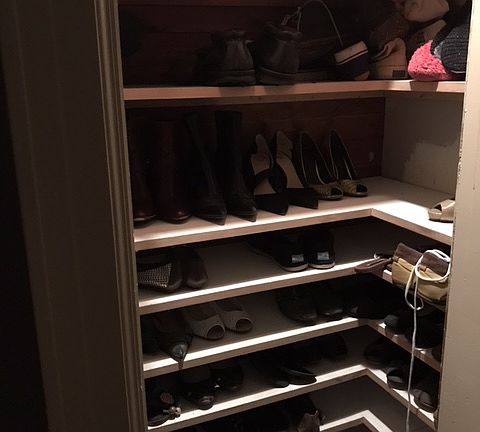 shoe/cedar closet
