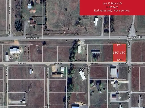 Texanna Rd Lot 15, Eufaula, OK 74432