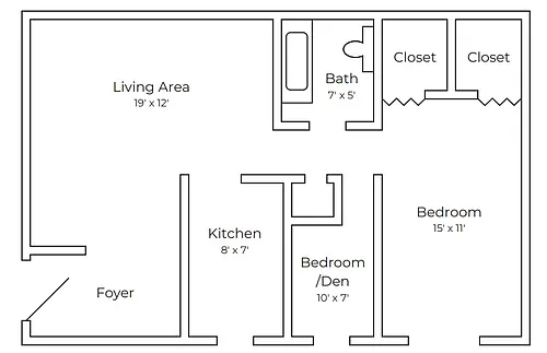 Floor plan The Dove