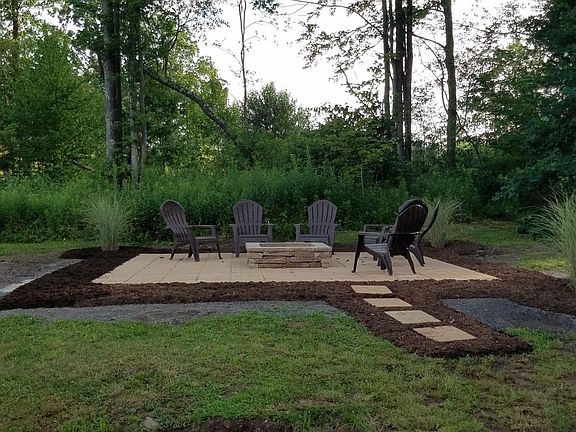 Firepit in back