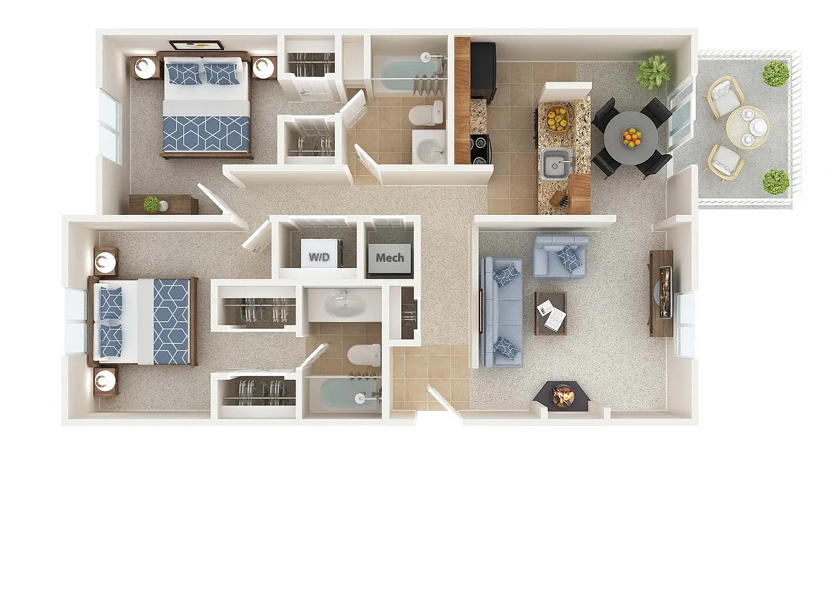 Floor plan The Potomac