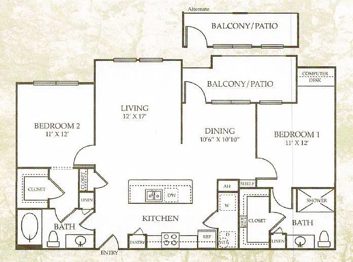Floor plan 2-B3