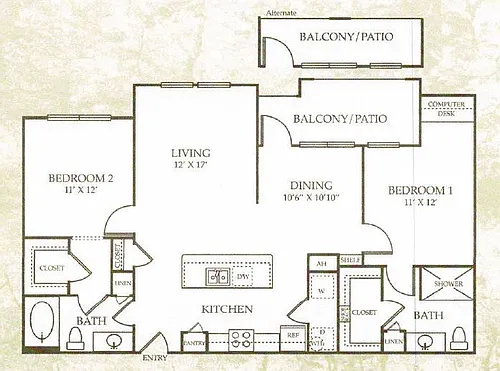 Floor plan 2-B3