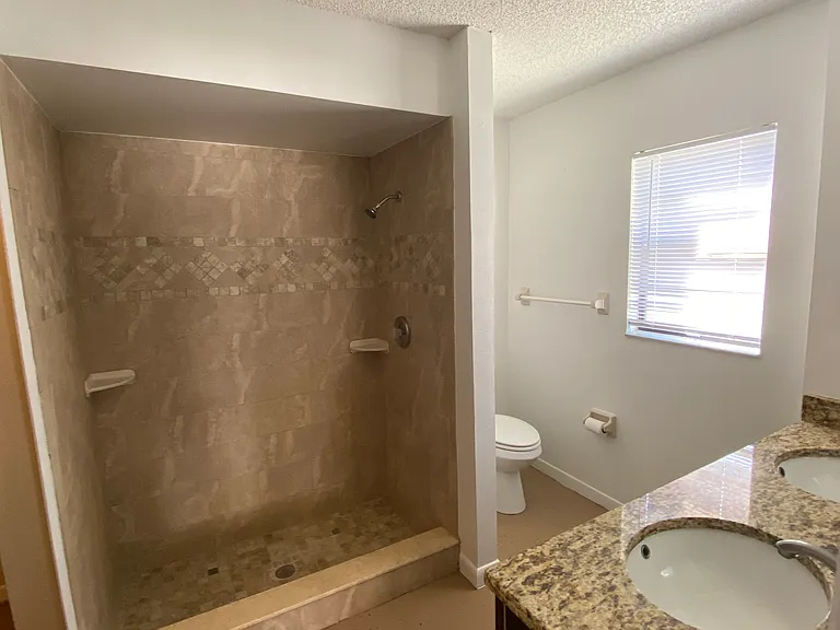 Master Bathroom - shower/toilet