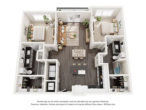 Floor plan B3