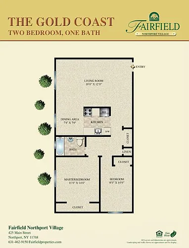 Floor plan The Gold Coast