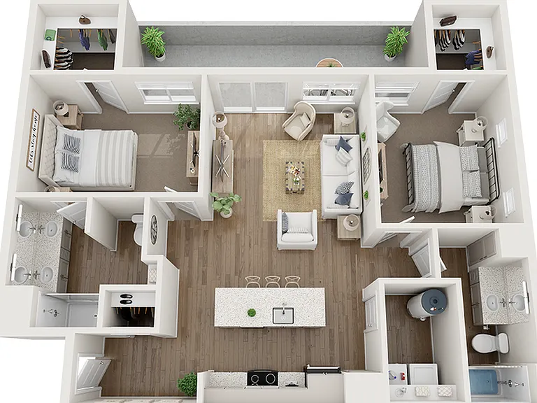 2 Bedroom | 2 Bathroom 2 Bedroom | 2 Bathroom
