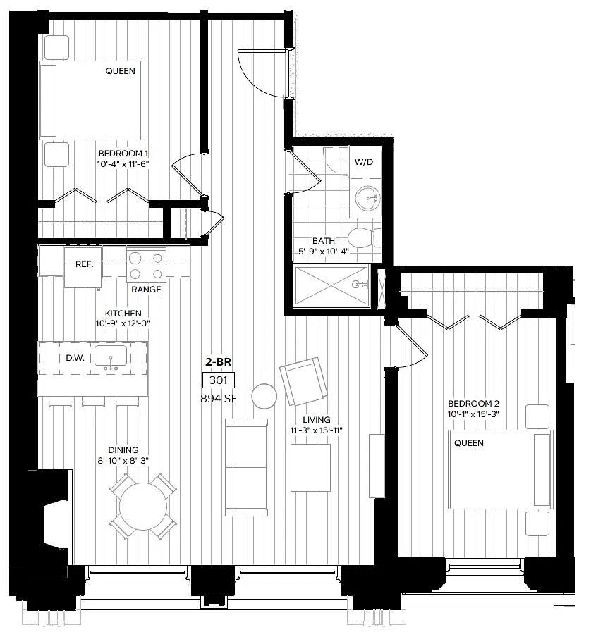 Floor plan 301