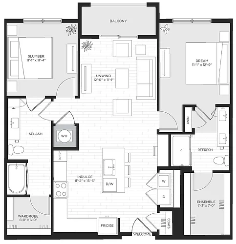 Floor plan B1