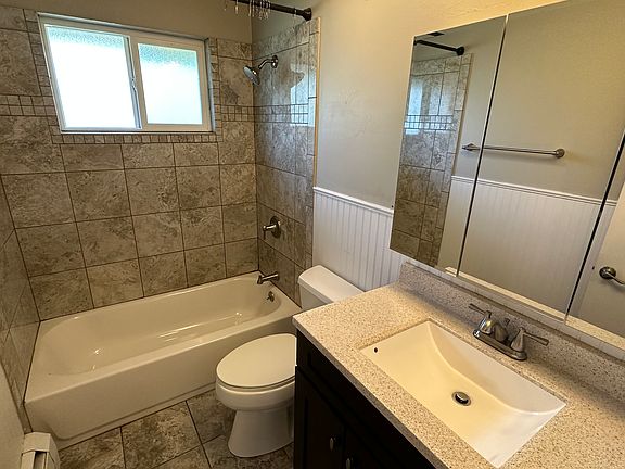 Fully remodeled bathroom.