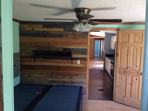 Repurposed Barn Wood Paneling in MBR