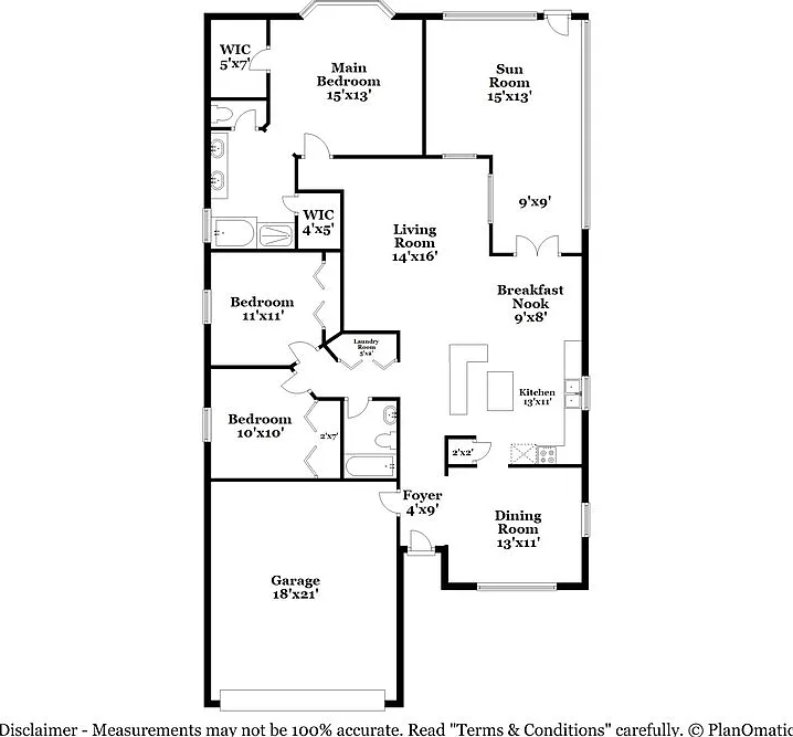 3 bed, 2.0 bath, 1591 sqft, $4,150 — Photo 2