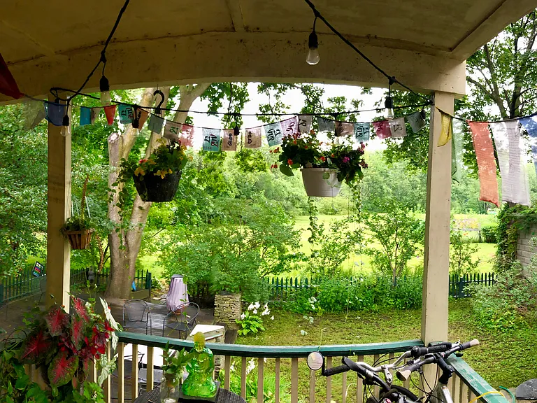 Back porch view