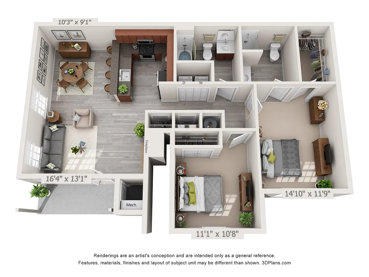 Floor plan The Adams