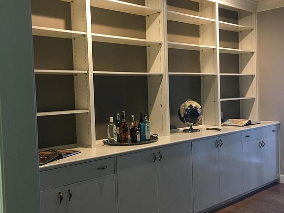 Living room bookcase