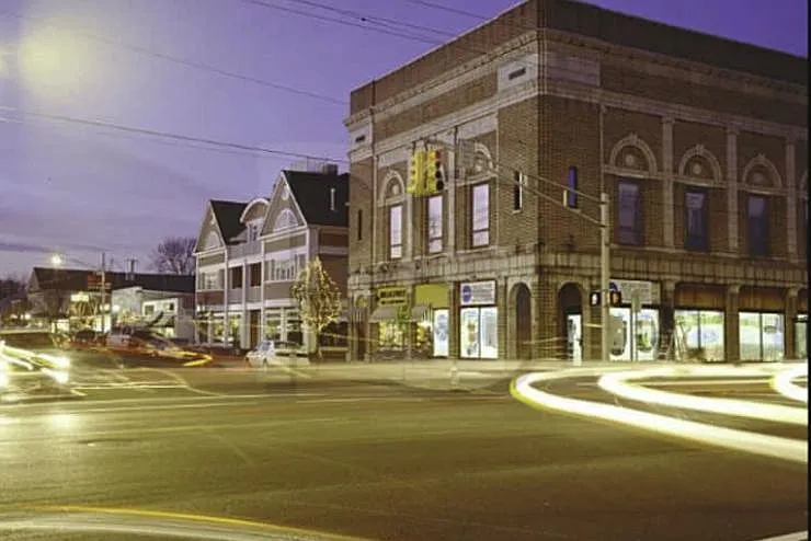 Charming town just one block away with great shopping, wonderful restaurants, bagel shop, train station, pilates, yoga, gym, salons, cafes, one of the best health food stores right in town, pharmacy, so much more all steps away.