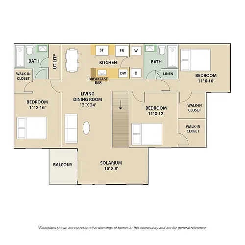Floor plan Whitmore