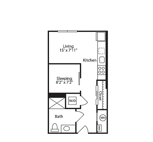 Floor plan Studio-S4