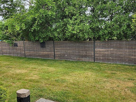 Private back yard.