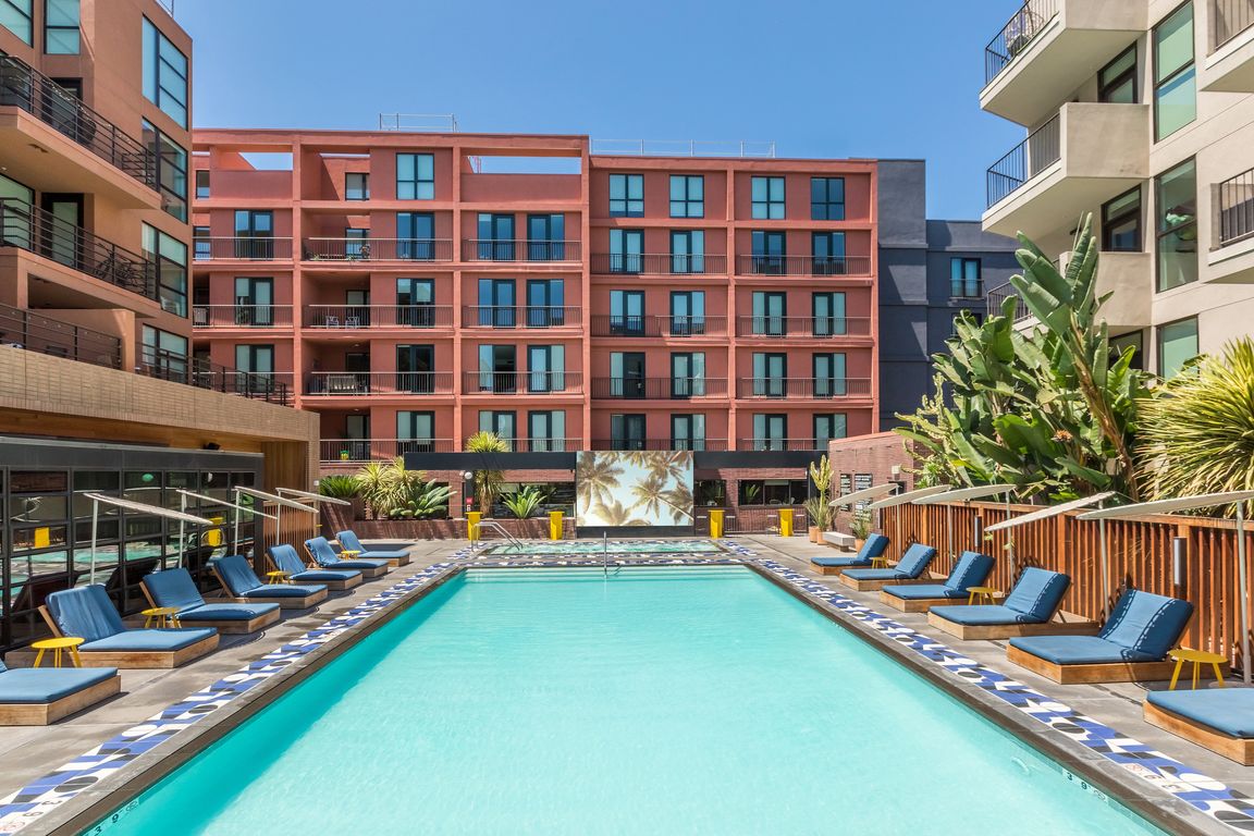 Dive into luxury with our 44-foot saltwater pool.