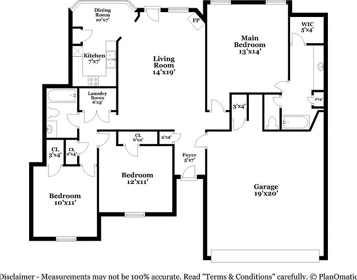3 bed, 2.0 bath, 1338 sqft, $2,520 — Photo 2