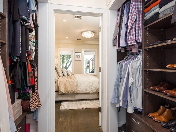 View walking out of master bath