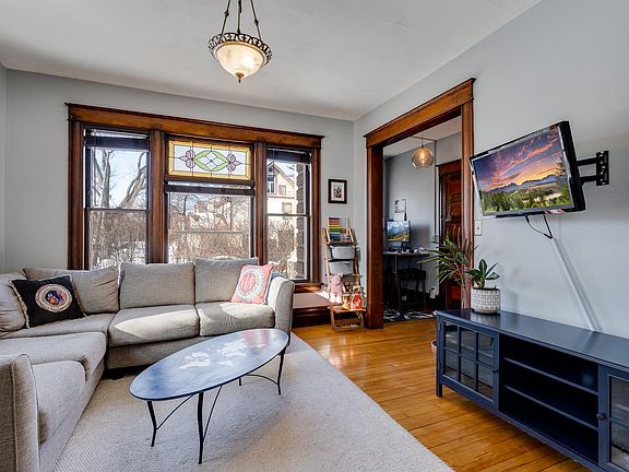View from dining room looking toward front entrance.