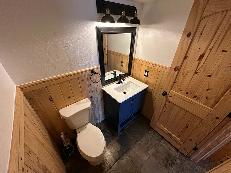 Downstairs half bath