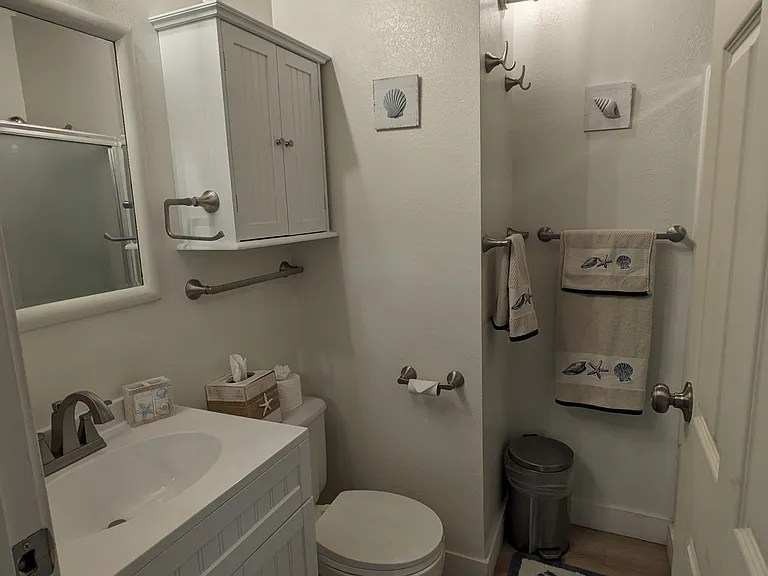 Full bathroom with shower