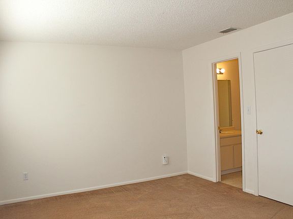 Master bedroom has private bath