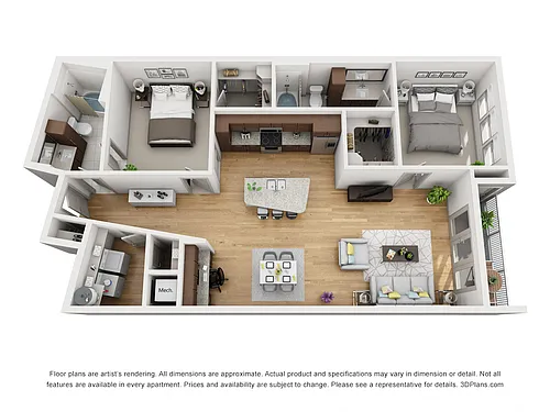 Floor plan B1 Great Elm